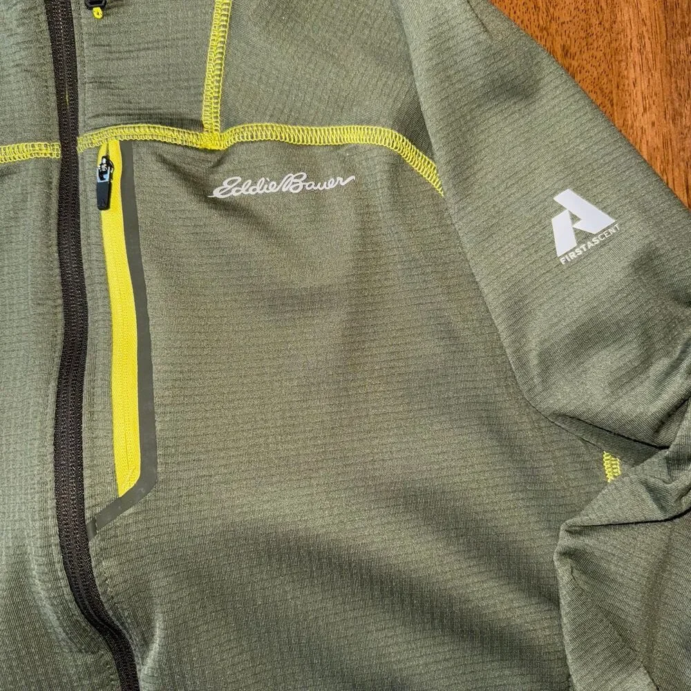 Eddie Bauer Jacket First Ascent Free heat Hiking Full Zip Men Size Small